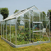 serre de jardin en verre trempe 3mm - 6-3m2 - acd